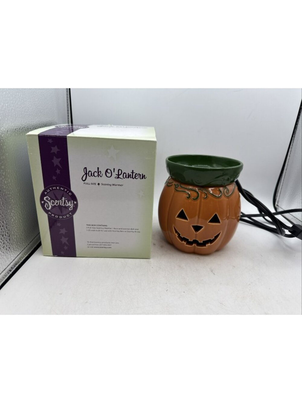 SCENTSY Jack O' Lantern Full Size Wax Warmer DISCONTINUED